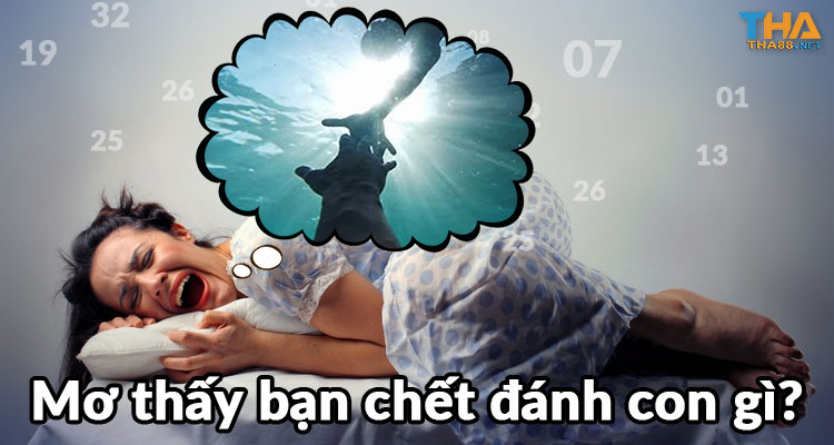 mơ thấy bạn chết đánh con gì