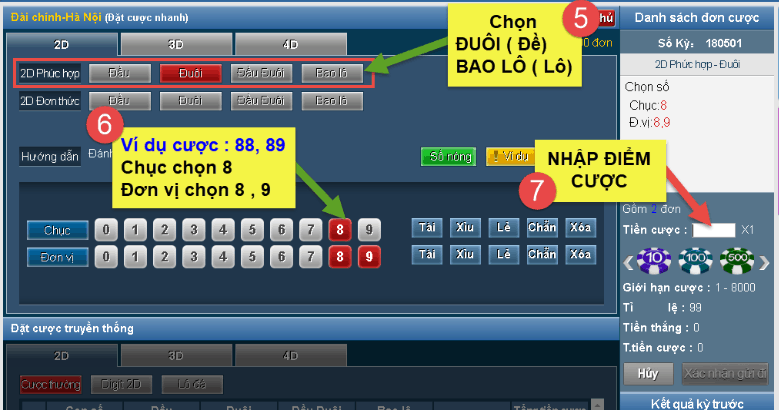 huong dan lô đề online