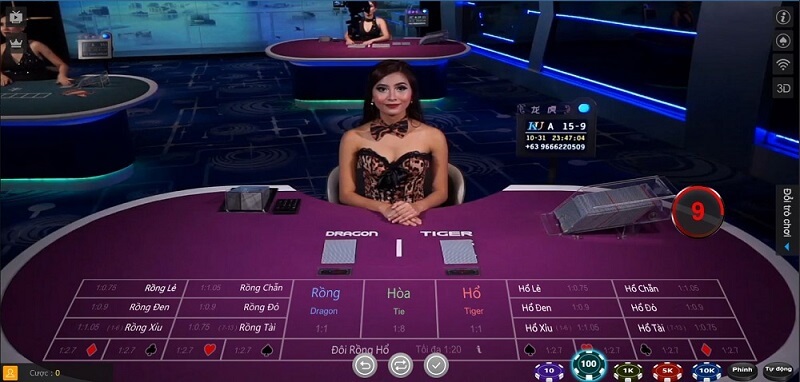 giao diện game rồng hổ trên ku casino tha88