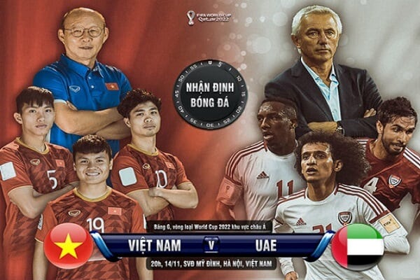 nhận định trận đấu việt nam uae 20h 14/11/2019